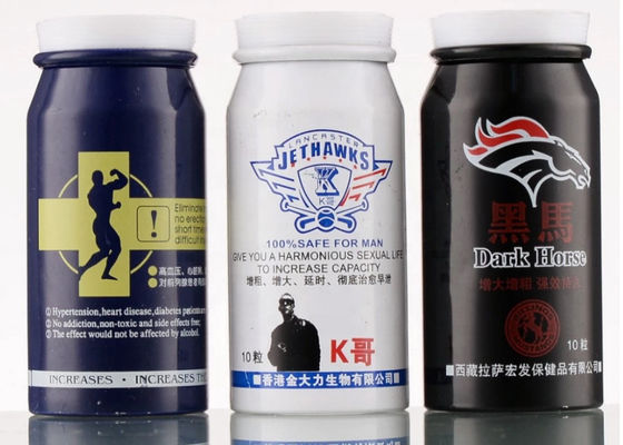 48mmの薬剤包装のびん20mlの円形の丸薬瓶