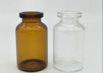 10ml FDAのゆとりの気密のゴム製 ストッパーが付いているガラス薬瓶