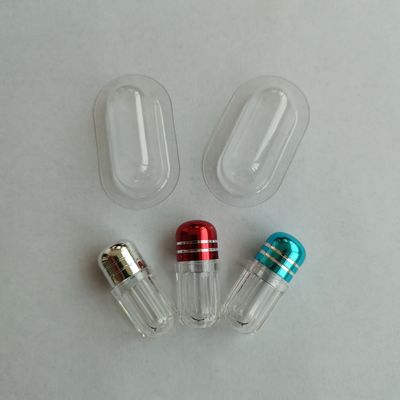 SGSの空のプラスチック薬瓶13mm 1つのカプセルの弾丸の形