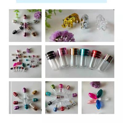 SGSの空のプラスチック薬瓶13mm 1つのカプセルの弾丸の形