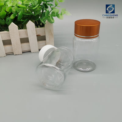 PSの空のプラスチック薬瓶10mlの円柱タブレットの容器