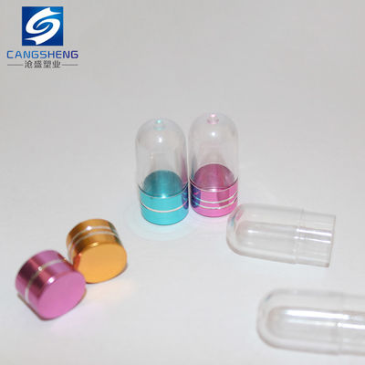 15mm PSのゆとりのプラスチック薬瓶の容器1のカプセル