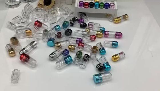 円柱13mm小型薬瓶2mlの空のプラスチック丸薬カプセル