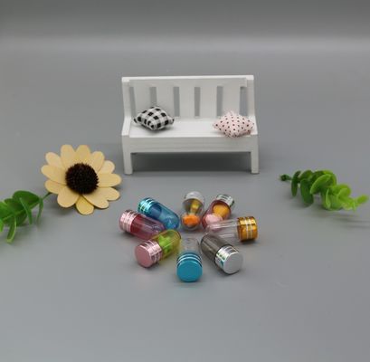 15mmのプラスチック丸薬カプセル