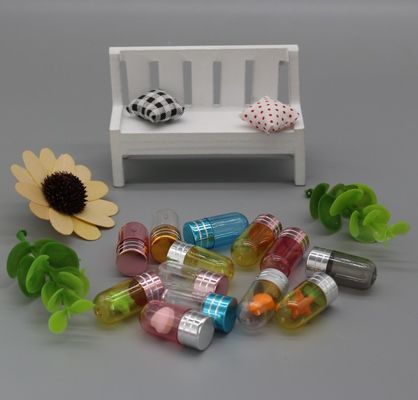 15mmのプラスチック丸薬カプセル