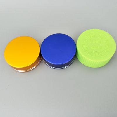 PEのプラスチックびんねじ帽子ISO9001のChildproof 38mmプラスチック帽子