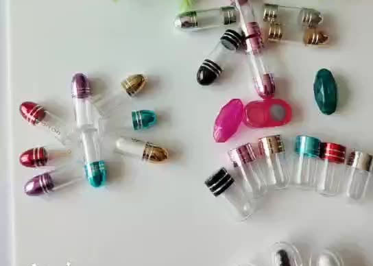 2mlゆとりのプラスチック薬瓶ISO9001のサイの金のカプセル