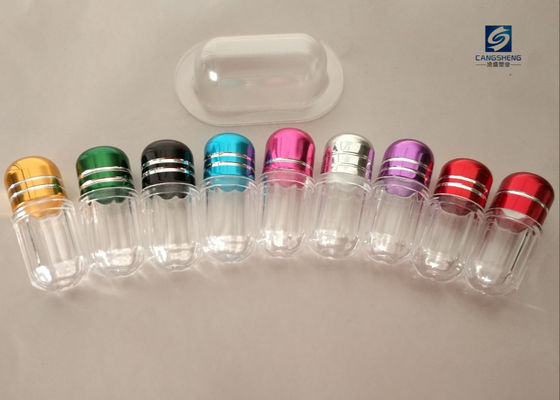 SGS 2gの空のプラスチック薬瓶の八角形の青いサイのカプセル