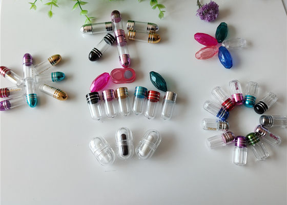 金空のカプセルはPSのプラスチック2gゆとりの薬瓶を殻から取り出す