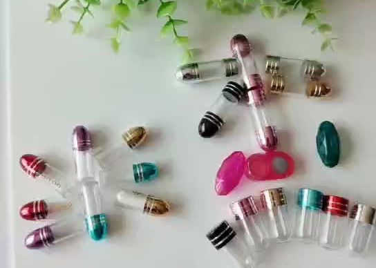 ODM 15mmの空のカプセルの貝はプラスチックまめによってびん詰めにする
