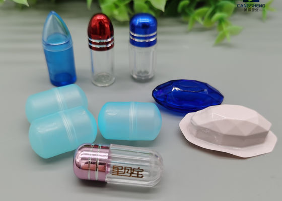 SGSのプラスチック丸薬容器のダイヤモンドは緑のサイ8のカプセルを形づける