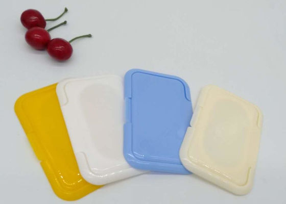 ポリプロピレンのぬれたワイプのふた非詰め替え式の65mmの赤ん坊はプラスチックふたを拭く