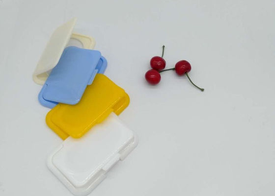 ポリプロピレンのぬれたワイプのふた非詰め替え式の65mmの赤ん坊はプラスチックふたを拭く