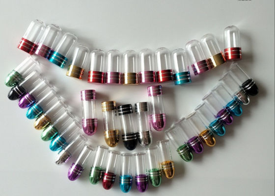 44mmの小さいプラスチック丸薬容器は1箱のカプセルの包装を飾る