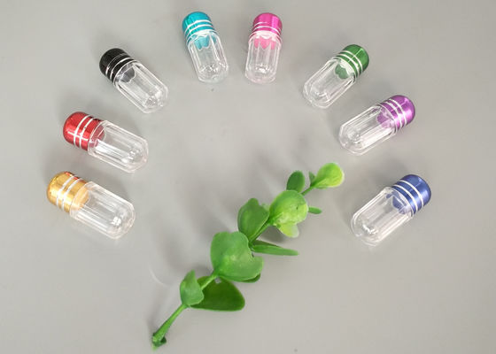 八角形の空のプラスチック丸薬はアルミニウム帽子との2gを要約する