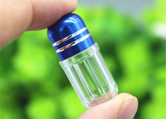 56mmの明確なプラスチック薬は5g円柱小型丸薬箱をびん詰めにする