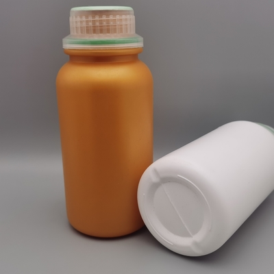 こはく色色のHdpeの殺虫剤のびん100ml容量
